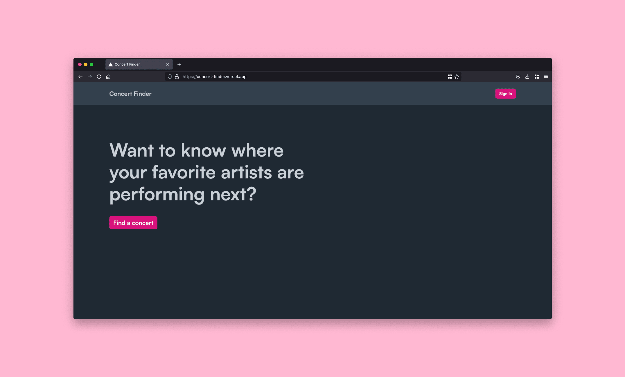 Concert Finder thumbnail